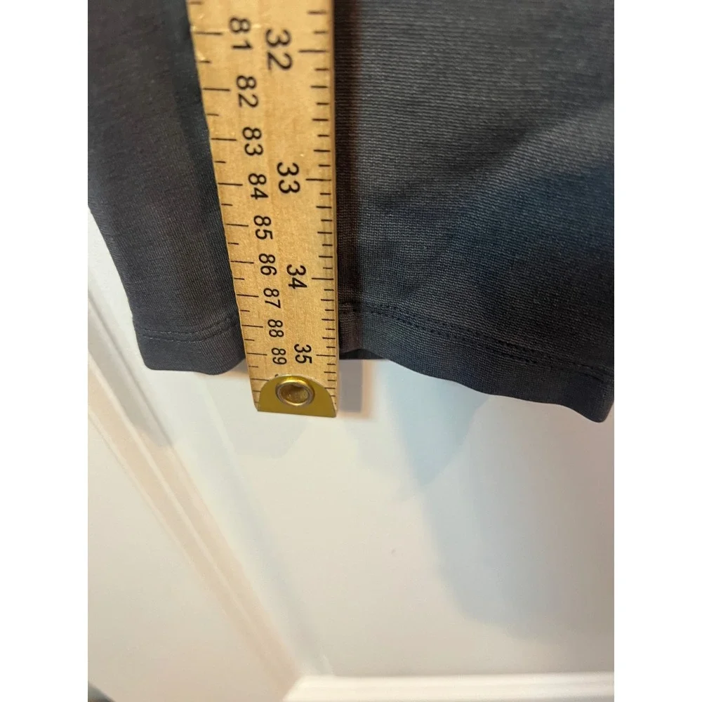 Russell Mens Athletic Pants Zipper Pockets Dark Gray Size M